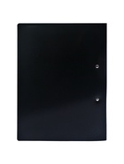 Папка с пружинным скоросшивателем А4, 700 мкм, 27 мм, Calligrata DeLuxe, внутренний карман, до 180 листов, черный - фото 33409297