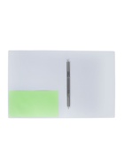 Папка с пружинным скоросшивателем А4, 700 мкм, 27 мм, Calligrata Double Neon, внутренний карман, до 180 листов, салатовый неон 10371807