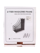 УЦЕНКА Лоток вертикальный для бумаг, 2 отделения, металлическая сетка, серый - Фото 5