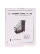 УЦЕНКА Лоток вертикальный для бумаг, 2 отделения, металлическая сетка, серый - Фото 6