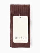 Лосины детские с лямками MINAKU, рост 86-92 см, коричневые - Фото 6