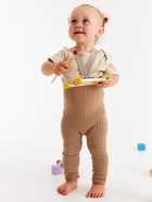 Лосины детские с лямками MINAKU, рост 62-68 см, бежевые - Фото 2