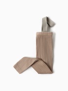 Лосины детские с лямками MINAKU, рост 62-68 см, бежевые - Фото 5