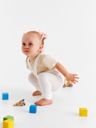 Лосины детские с лямками MINAKU, рост 74-80 см, белые - Фото 3