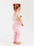 Лосины детские с лямками MINAKU, рост 74-80 см, розовые - Фото 2