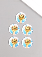 Кабошон стекло для творчества "Круг. Страус" 3х3 см (10 шт) - фото 808626516