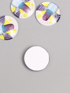 Кабошон стекло для творчества "Круг. Милая голубка" 3х3 см (10 шт) - фото 808626531