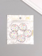 Кабошон стекло для творчества "Круг. Ты моя любовь" 3х3 см (10 шт) - фото 808626581