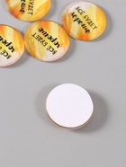 Кабошон стекло для творчества «Круг. Всё будет хорошо», 3×3 см 10656393