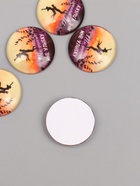 Кабошон стекло для творчества «Круг. Ты даришь мне улыбку», 3×3 см 10656396