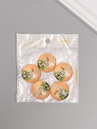 Кабошон стекло для творчества «Круг. Душа цветёт», 3×3 см 10656397