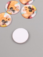 Кабошон стекло для творчества «Круг. Крутой конь», 3×3 см - фото 116040481 Кабошон стекло для творчества «Круг. Крутой конь», 3×3 см - фото 116040481