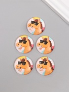 Кабошон стекло для творчества «Круг. Крутой конь», 3×3 см - фото 116040483 Кабошон стекло для творчества «Круг. Крутой конь», 3×3 см - фото 116040483