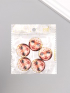 Кабошон стекло для творчества «Круг. Русская красавица», 3×3 см 10656405