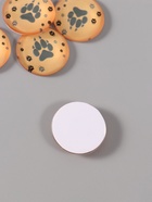 Кабошон стекло для творчества «Круг. Следы волка», 3×3 см 10656408