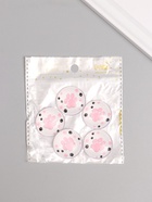 Кабошон стекло для творчества «Круг. Следы кошки», 3×3 см 10656409