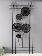 Декор настенный, панно металл «Экзотические цветы», 98.5×48.5 см - Фото 3