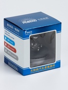 Аксессуар на панель с ароматизатором, мишка, вращается от солнца, серый - Фото 5