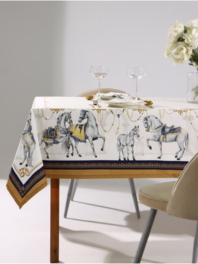 Набор кухонный Classic, скатерть 150×220 см ± 3 см с ВГМО, салфетки 40×40 см - 12 шт., 100% хлопок