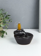 Подставка для благовоний TAKE IT EASY «Чаши мироздания», набор благовоний конусы, стелющийся дым, 4.3×3.5×6 см - Фото 5