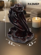 Подставка для благовоний TAKE IT EASY «Рука с лотосом», набор благовоний конусы, стелющийся дым, 4.3×3.5×6 см - Фото 4