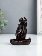 Подставка для благовоний TAKE IT EASY «Рука с лотосом», набор благовоний конусы, стелющийся дым, 4.3×3.5×6 см - Фото 7