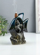 Подставка для благовоний TAKE IT EASY «Рыбка», набор благовоний конусы, стелющийся дым, 6.7×5.1×4.3 см - Фото 5