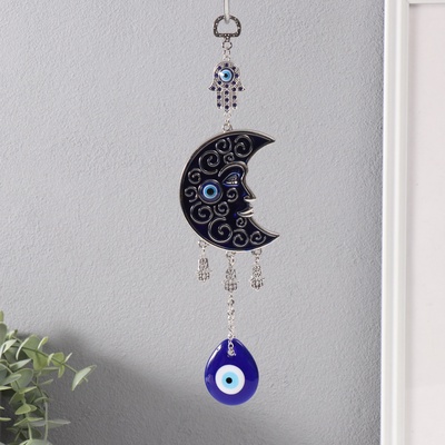 Подвеска от сглаза «Месяц и рука Фатимы», 7.5×27 см