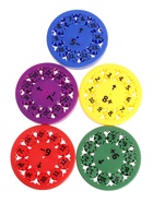 Развивающий набор «Математические спиннеры. Складывай и вычитай!», 5 спиннеров, 5+ - Фото 2