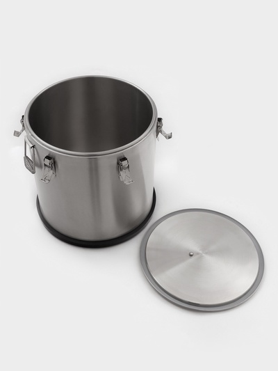 Термос профессиональный Hanna Knövel, 50 л, 400×400 мм, нержавеющая сталь, серебристый