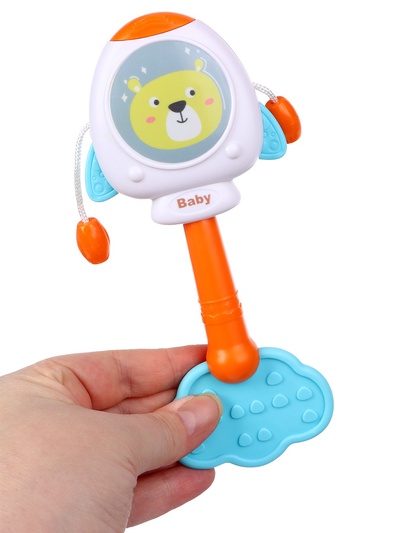 Погремушка с прорезывателями "Ракета"