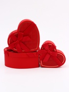 Набор подарочных коробок сердце 3 в 1, красный, 22×20×9; 18.5×17×7.5; 16×14×6 см - Фото 3