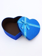 Набор подарочных коробок сердце 3 в 1, сияющий синий с бантом «Любовь вечна», 31×27×13.3; 28×25×11.7; 26×23×10.3 см - Фото 6