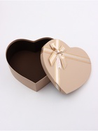 Набор подарочных коробок сердце 3 в 1, бежевый матовый, 31×27×13.3; 28×25×11.7; 26×23×10.3 см - Фото 6