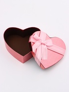 Набор подарочных коробок сердце 3 в 1, розовый, 22×20×9; 18.5×17×7.5; 16×14×6 см - Фото 6