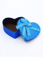 Набор подарочных коробок сердце 3 в 1, сияющий синий с бантом «Любовь вечна», 22×20×9; 18.5×17×7.5; 16×14×6 см - Фото 6