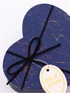 Набор подарочных коробок сердце 3 в 1, синий с акцентами, 22×20×9; 18.5×17×7.5; 16×14×6 см - Фото 4