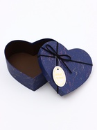 Набор подарочных коробок сердце 3 в 1, синий с акцентами, 22×20×9; 18.5×17×7.5; 16×14×6 см - Фото 6