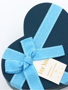 Набор подарочных коробок сердце 3 в 1, синий с бантом, 22×20×9; 18.5×17×7.5; 16×14×6 см - Фото 4