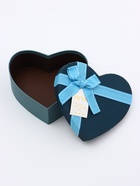 Набор подарочных коробок сердце 3 в 1, синий с бантом, 22×20×9; 18.5×17×7.5; 16×14×6 см - Фото 6