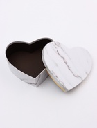 Набор подарочных коробок сердце 3 в 1, белый мрамор, 22×20×9; 18.5×17×7.5; 16×14×6 см - Фото 6