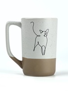 Кружка чайная керамическая «Кошка», 500 мл, ручная работа - Фото 2