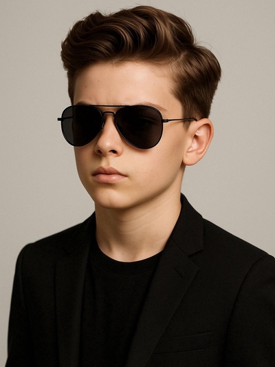 Очки солнцезащитные детские «OneSun. Авиаторы», uv 400, линза 5.5×4.5 см