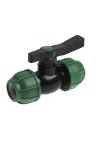 Кран шаровой ПНД ZEIN, 25 мм, цанга - Фото 2