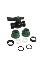 Кран шаровой ПНД ZEIN, 32 мм, цанга - Фото 7