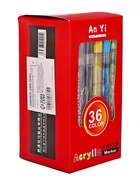 Набор акриловых маркеров 36 штук, пулевидный наконечник 2 мм, толщина линии 1 мм - Фото 5