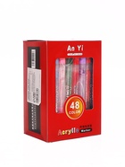 Набор акриловых маркеров 48 штук, пулевидный наконечник 2 мм, толщина линии 1 мм - Фото 2