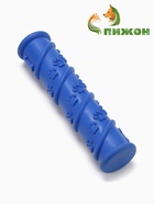 Жевательная игрушка для собак«Палка с лапками», 17.9×4.2 см, с утопленной пищалкой, TPR, синяя - Фото 3