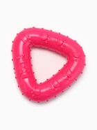 Жевательная игрушка для собак «Магический треугольник», суперпрочная, розовая - Фото 2