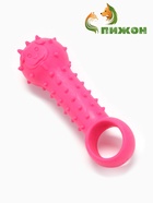 Игрушка-дразнилка для собак «Поймай меня!», 9.5 см, TPR, розовая - Фото 3